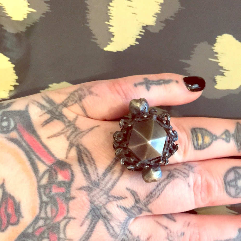 Spooky, Gothic 🖤Authentic🖤 BLOOD MILK Ring.